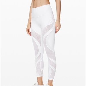 Lululemon high-rise wunder under tight 25” lace